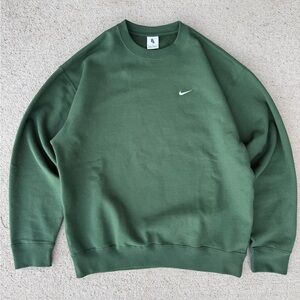 Nike Men's Sweatshirt - Forest Green - Mens Size Medium
